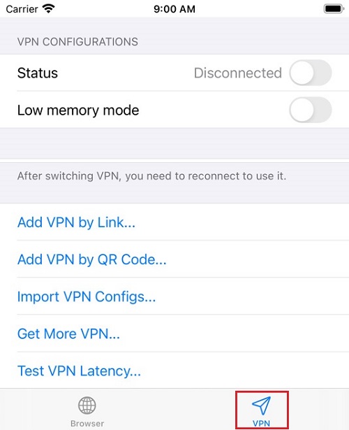 آموزش اتصال در FairVPN