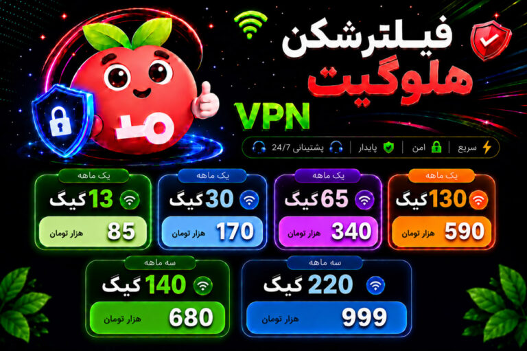 تعرفه اشتراک فیلتر شکن اختصاصی هلوگیت – تیر ماه 1405